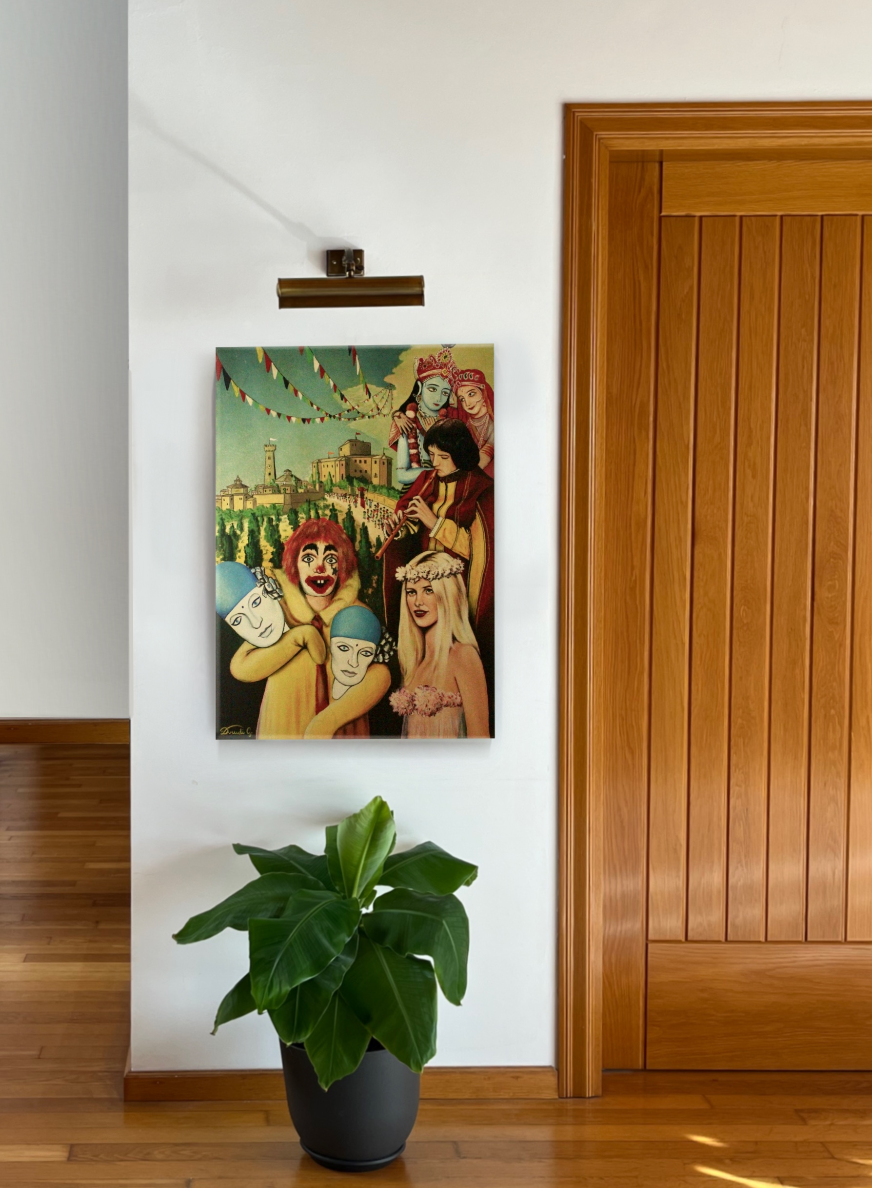Opera d'arte esposta a Villa Gaia