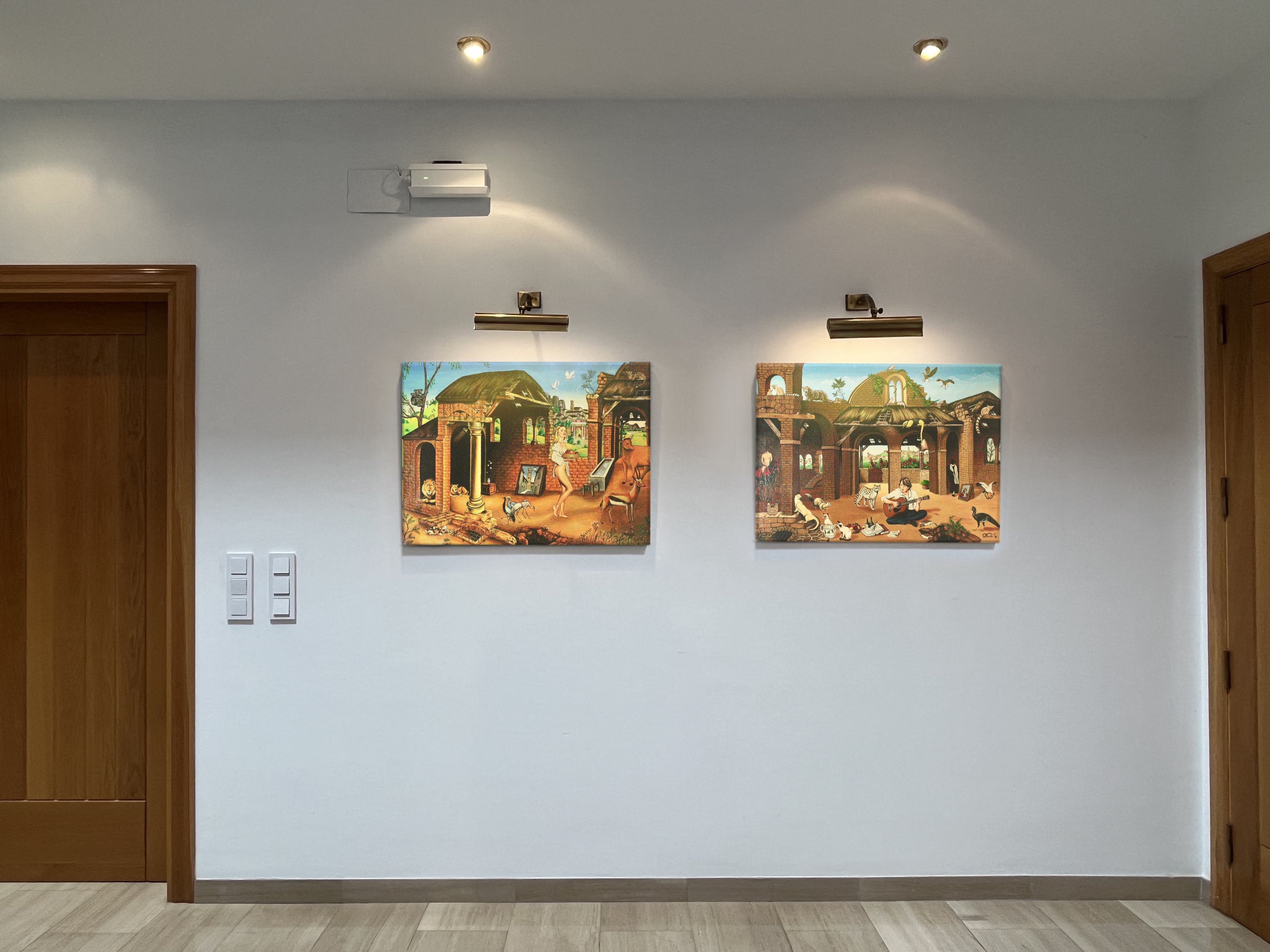 Opera d'arte esposta a Villa Gaia
